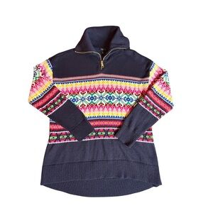 TALBOTS WOMEN’S SWEATER MEDIUM PETITE – LAMBSWOOL BLEND